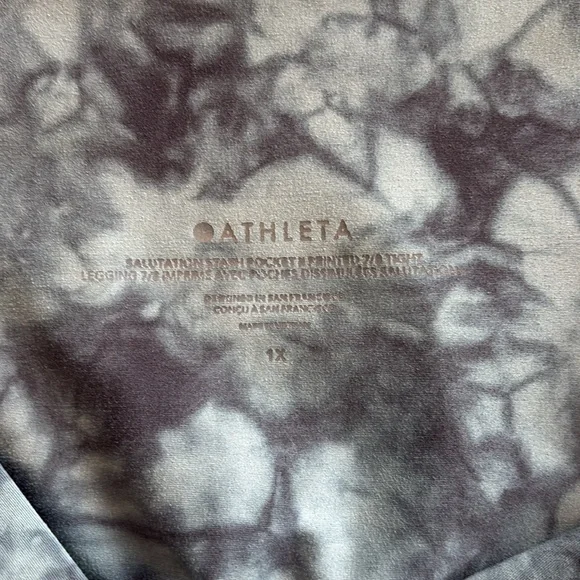 Athleta salutation stash pocket 7/8 tight leggings size 1X - Picture 4 of 8